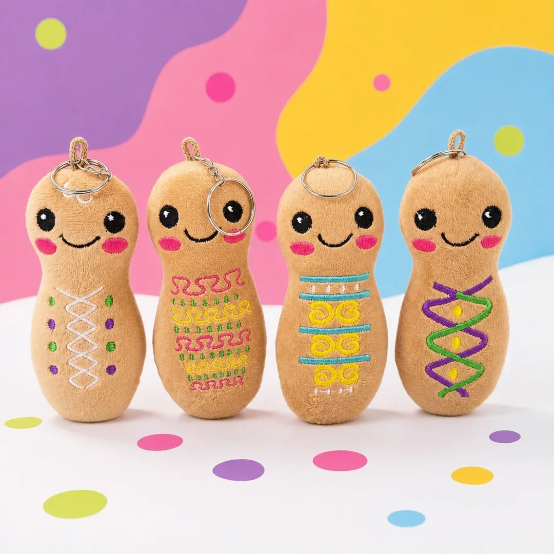 llavero peluche guagua de pan ecuatoriana 13cm