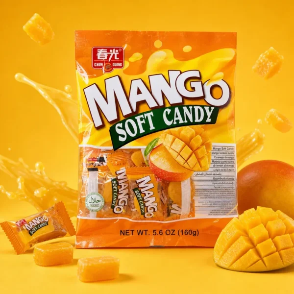 mango soft candy caramelos suaves chun guang 160g