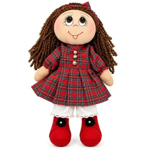 muneca de trapo christmas edition ojos cafes 35 cm taiso shop