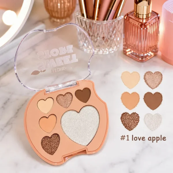 paleta de sombras mas iluminador sweet store sfrcolor terra edition taiso shop 2