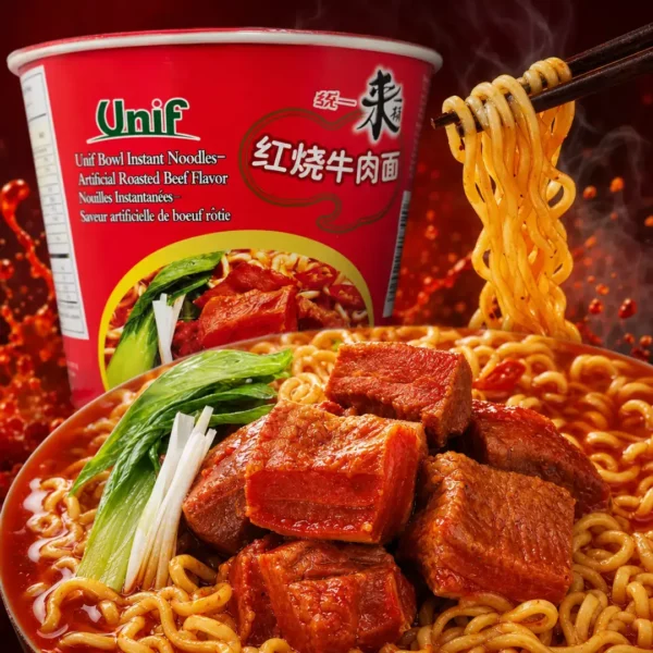 ramen cup carne de res picante unif 110g