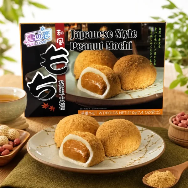 snow love daifuku estilo japones sabor mani 210g