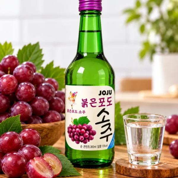 soju coreano joju 360ml 13 uva
