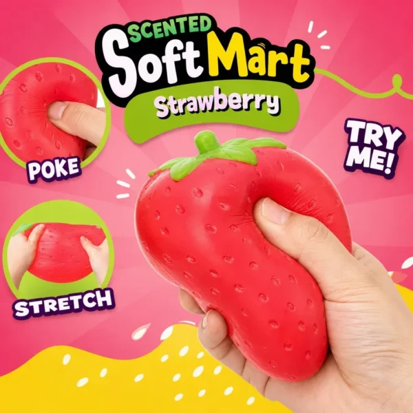 squishy fresa scented softmart gelly