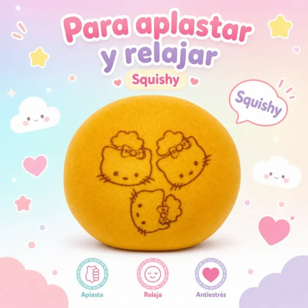 squishy pancake hello kitty chef viral