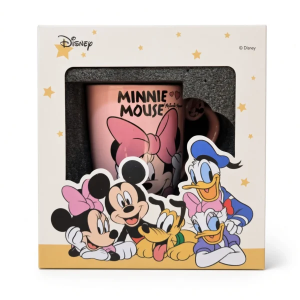 taza de coleccion minnie mouse 530ml ceramica caja